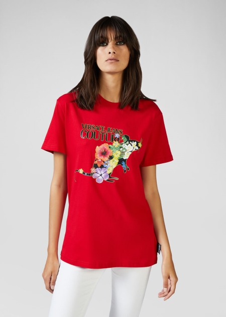 Versace Logo T-shirt Dam - 715392NUK